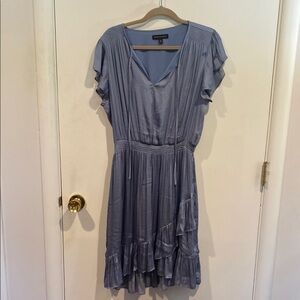 Banana Republic Slate Blue Midi Dress